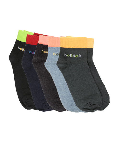 Dollar Men Pack Of 5 Assorted Ankle-Length Socks
Dollar Men Pack Of 5 Assorted Ankle-Length Socks