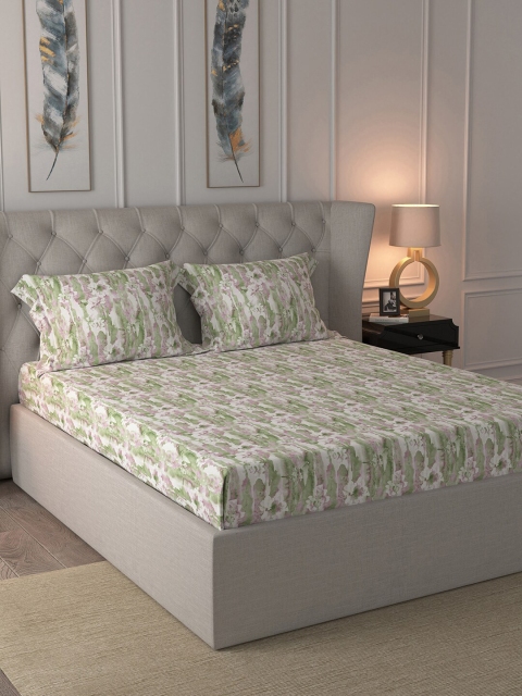 MASPAR Multicoloured Floral 200 TC Cotton 1 Queen Bedsheet with 2 Pillow Covers, Multi
MASPAR Multicoloured Floral 200 TC Cotton 1 Queen Bedsheet with 2 Pillow Covers, Multi