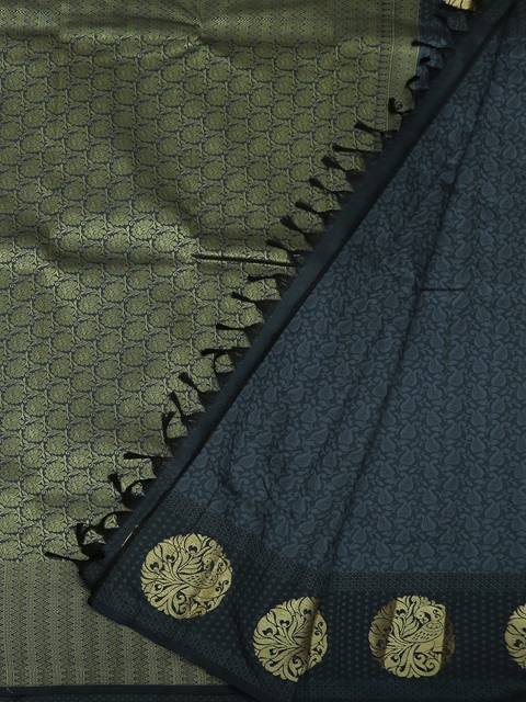 Pothys Grey Woven Design Art Silk Saree
