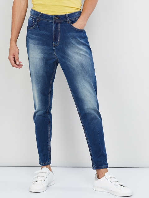 max Men Blue Skinny Fit Mid-Rise Clean Look Stretchable Jeans