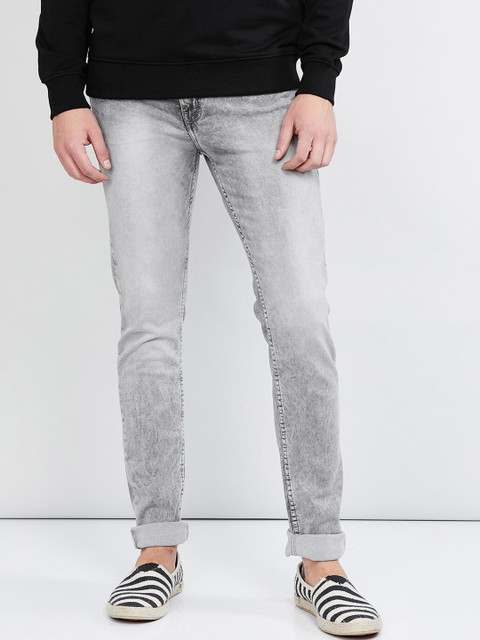 max Men Grey Slim Fit Mid-Rise Clean Look Stretchable Jeans
max Men Grey Slim Fit Mid-Rise Clean Look Stretchable Jeans