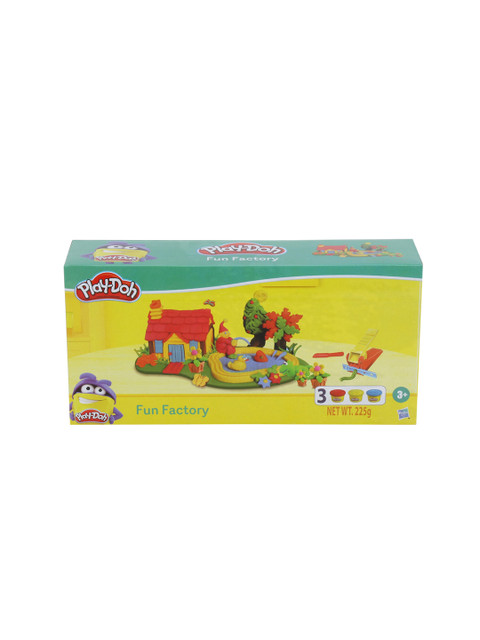 Hasbro Kids Yellow & Blue Play-Doh Fun Factory Toolset Arts & Crafts With 3 Non-Toxic Colors 
Hasbro Kids Yellow & Blue Play-Doh Fun Factory Toolset Arts & Crafts With 3 Non-Toxic Colors