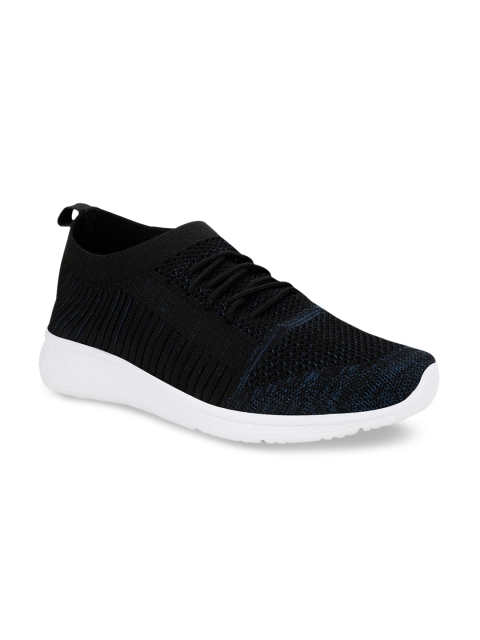 M7 by Metronaut Men Navy Blue Woven Design Sneakers