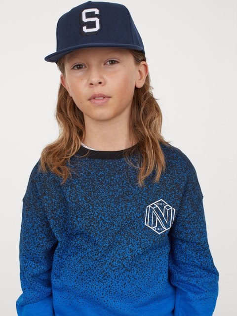 H&M Girls Blue Sweatshirt