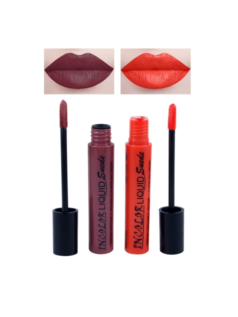 INCOLOR Set Of 2 Lip Gloss, Red