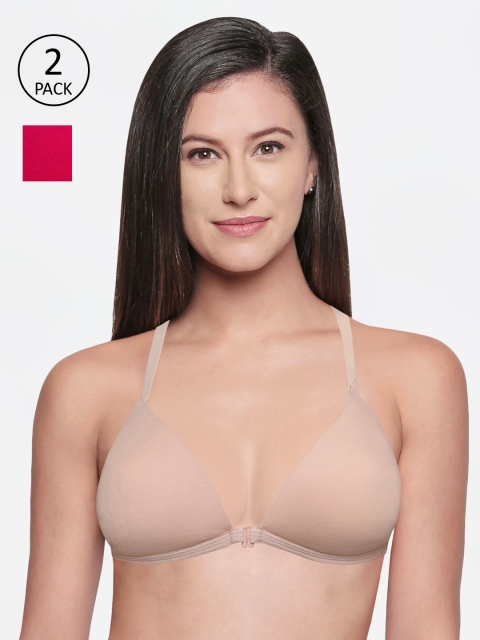 Bodycare Pack of 2 Assorted Solid Non-Wired Heavily Padded Everyday Bras 6571RAS-2PCS
Bodycare Pack of 2 Assorted Solid Non-Wired Heavily Padded Everyday Bras 6571RAS-2PCS