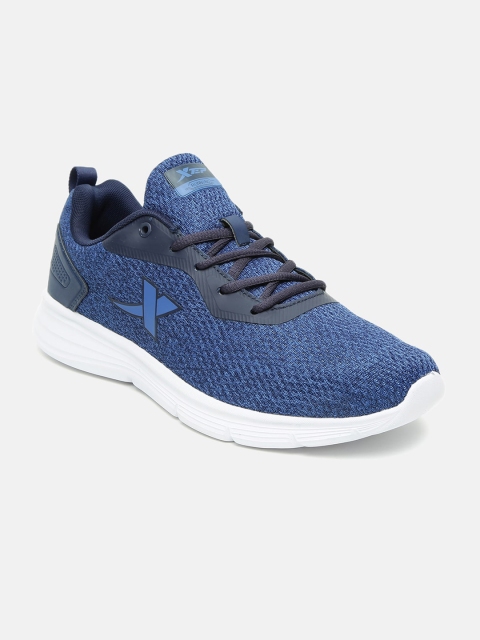 Xtep Men Blue Textile Training or Gym Shoes