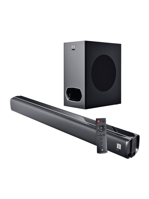 iBall Black Cinebar 200DD 120 Watts Dolby Digital Bluetooth Soundbar with Subwoofer
iBall Black Cinebar 200DD 120 Watts Dolby Digital Bluetooth Soundbar with Subwoofer
