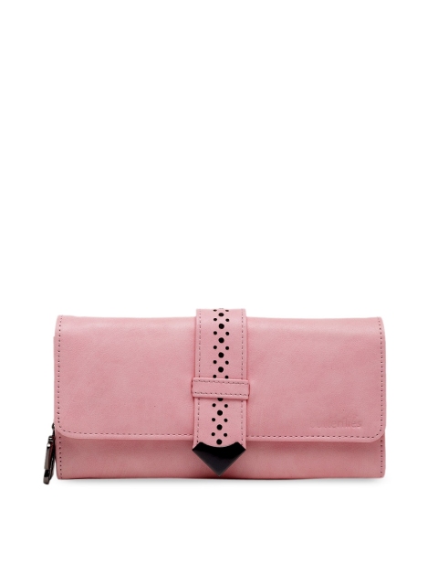Butterflies Women Pink Solid Envelope Wallet