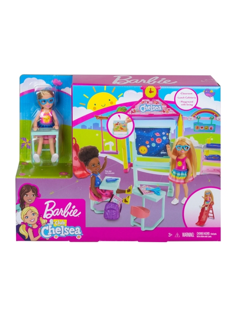 Barbie Kids Pink & Blue Club Chelsea School Playset