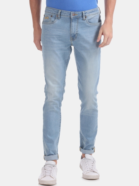 Aeropostale Men Blue Super Skinny Fit Mid-Rise Clean Look Jeans