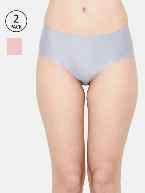 Triumph Women Pack of 2 Blue & Pink Solid Stretty Skinfit Hipster Briefs M000517 I4
Triumph Women Pack of 2 Blue & Pink Solid Stretty Skinfit Hipster Briefs M000517 I4
