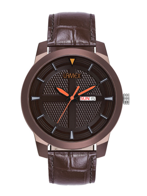 LAMEX Men Brown Analogue Watch 12009-CASTORDLX 
LAMEX Men Brown Analogue Watch 12009-CASTORDLX