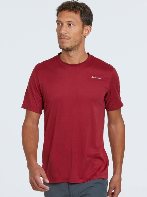 Quechua By Decathlon Men Maroon Solid Mountain Walking Round Neck Hiking & Trekking T-shirt
Quechua By Decathlon Men Maroon Solid Mountain Walking Round Neck Hiking & Trekking T-shirt