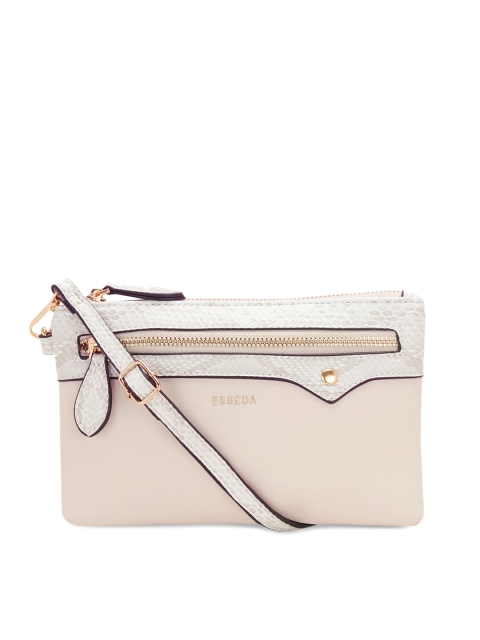 ESBEDA Off-White Textured Sling Bag