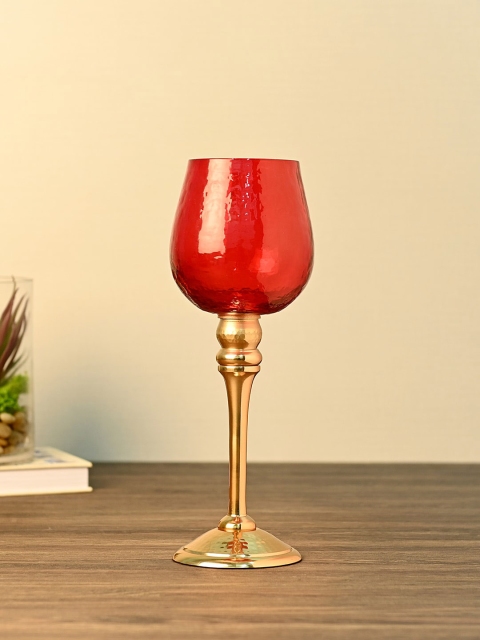 Pure Home and Living Red Festive Votive Holder