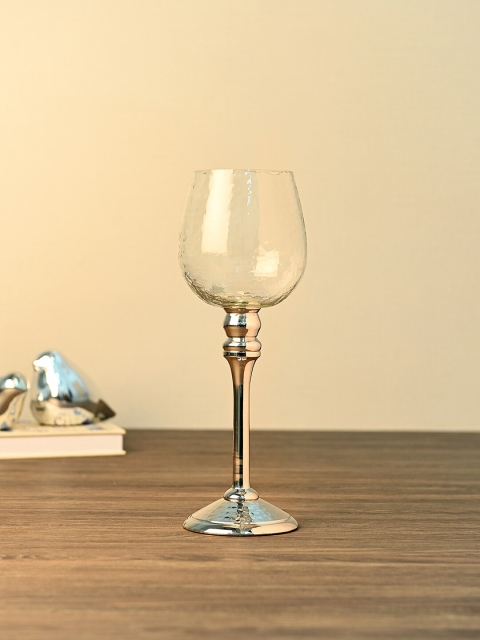 Pure Home and Living Silver-Toned & Transparent Small Festive Votive Candle Holder
Pure Home and Living Silver-Toned & Transparent Small Festive Votive Candle Holder