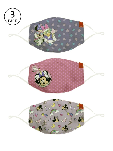 BonOrganik Unisex Kids Pack of 3 Printed 2-Ply Anti-Pollution Reusable Cloth Masks, Purple
BonOrganik Unisex Kids Pack of 3 Printed 2-Ply Anti-Pollution Reusable Cloth Masks, Purple
