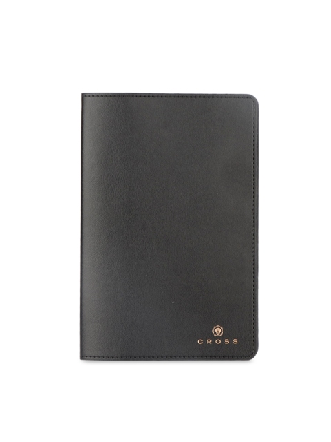 Cross Men Black Solid Two Fold Genuine Leather Wallet