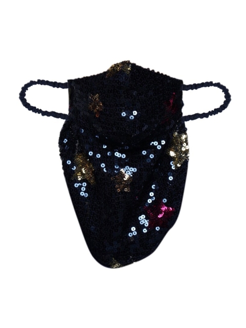 DIVA WALK EXCLUSIVE Women Black 2-Ply Hand Embroidered Hijab Protective Face Mask, Multi
DIVA WALK EXCLUSIVE Women Black 2-Ply Hand Embroidered Hijab Protective Face Mask, Multi