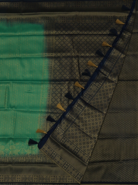 Pothys Green Woven Design Jute Silk Saree