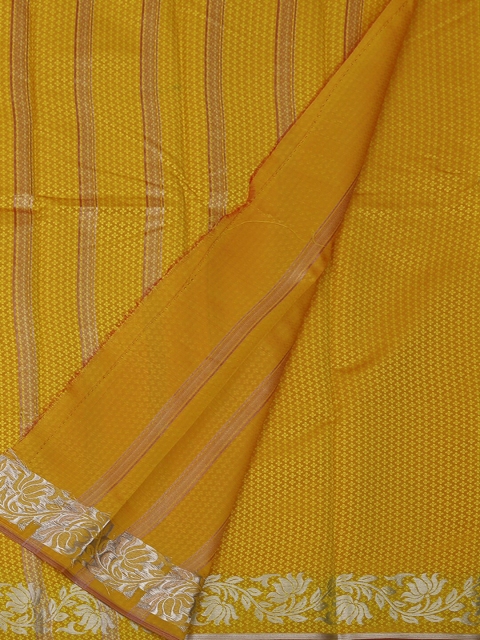 Pothys Yellow Woven Design Art Silk Saree