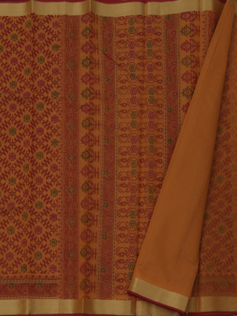 Pothys Mustard Woven Design Cotton Blend Saree
Pothys Mustard Woven Design Cotton Blend Saree