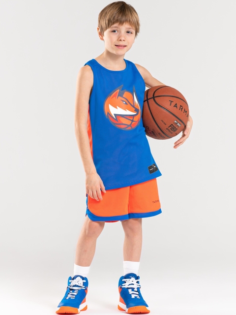 TARMAK By Decathlon Unisex Kids Orange Solid Regular Fit Reversible Basketball Shorts
TARMAK By Decathlon Unisex Kids Orange Solid Regular Fit Reversible Basketball Shorts