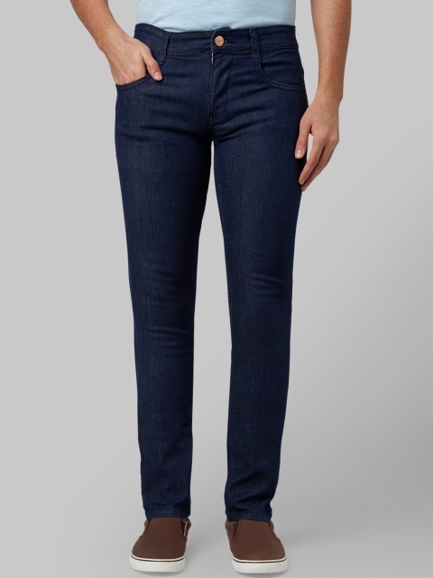 Park Avenue Men Blue Regular Fit Mid-Rise Clean Look Jeans