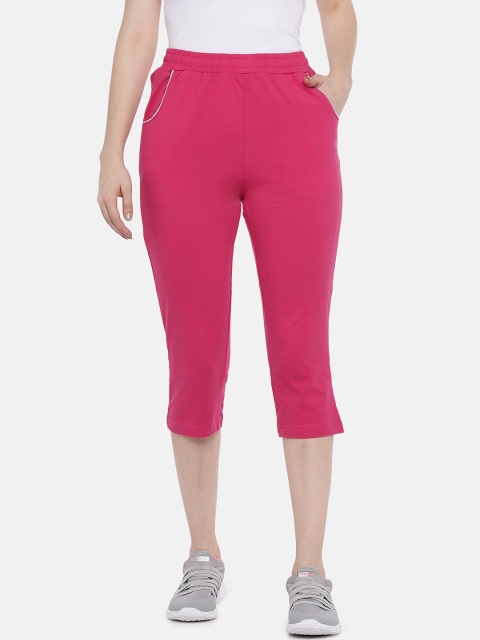 Sweet Dreams Women Pink Solid Regular Fit Capris
