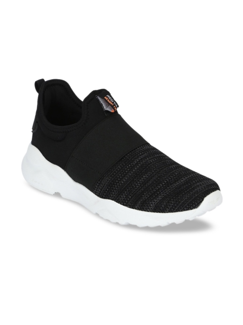 Red Tape Men Black Walking Shoes