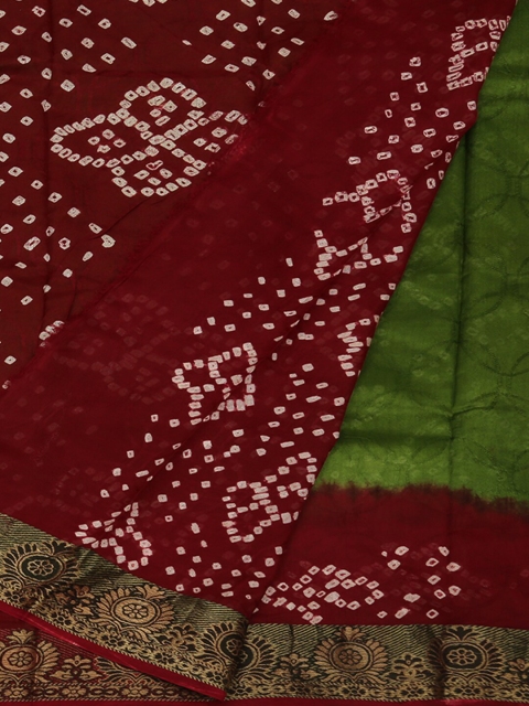 Pothys Green Woven Design Art Silk Saree
