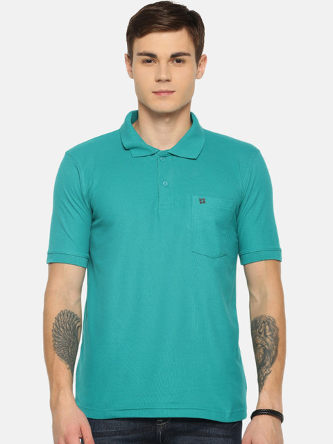 Dollar Men Sea Green Solid Polo Collar T-shirt
Dollar Men Sea Green Solid Polo Collar T-shirt