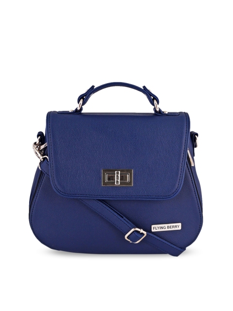 FLYING BERRY Blue Solid Sling Bag