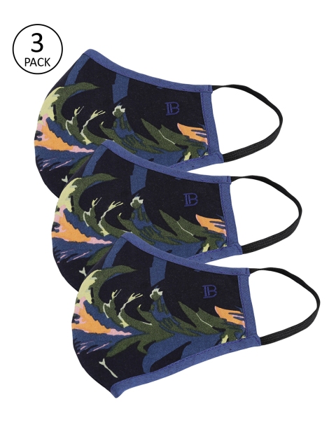 Bene Kleed Pack Of 3 Navy Blue & Olive Green Printed 5-Ply Reusable Protective Outdoor Masks
Bene Kleed Pack Of 3 Navy Blue & Olive Green Printed 5-Ply Reusable Protective Outdoor Masks