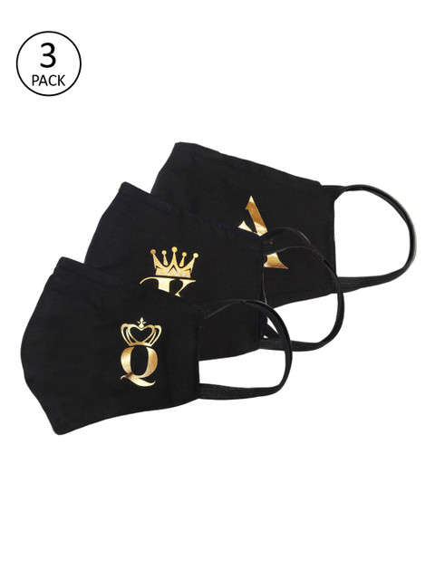 Bellofox Women Pack of 3 Black 3-Ply Reusable Outdoor Masks
Bellofox Women Pack of 3 Black 3-Ply Reusable Outdoor Masks