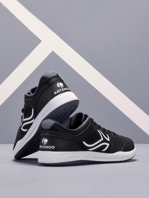 Artengo By Decathlon Unisex Black Synthetic Tennis Shoes