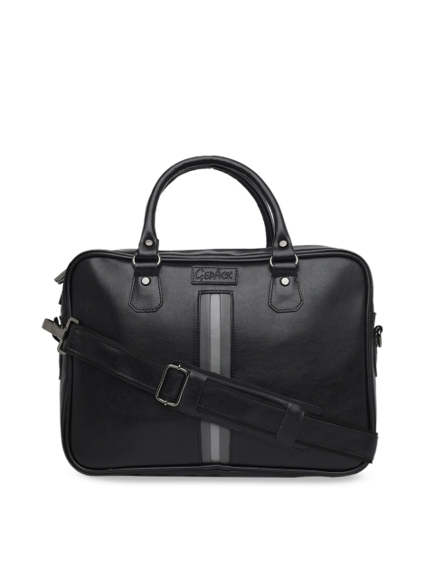 GEPACK by BagsRUs Unisex Black Solid 14 Inch Executive Laptop Bag