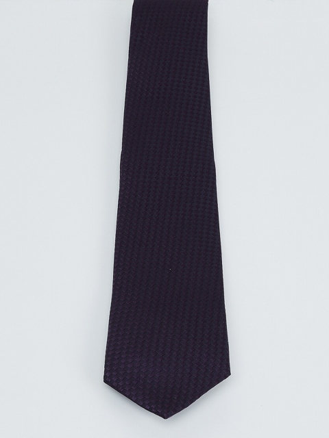 max Navy Blue Checked Broad Tie
