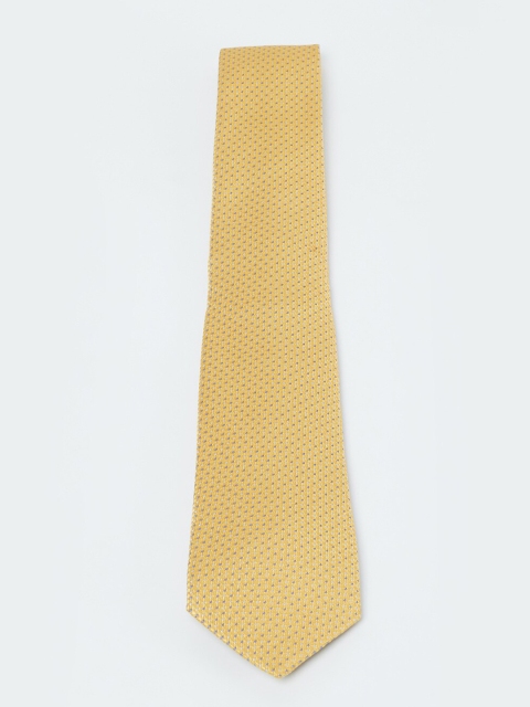 max Yellow Solid Broad Tie