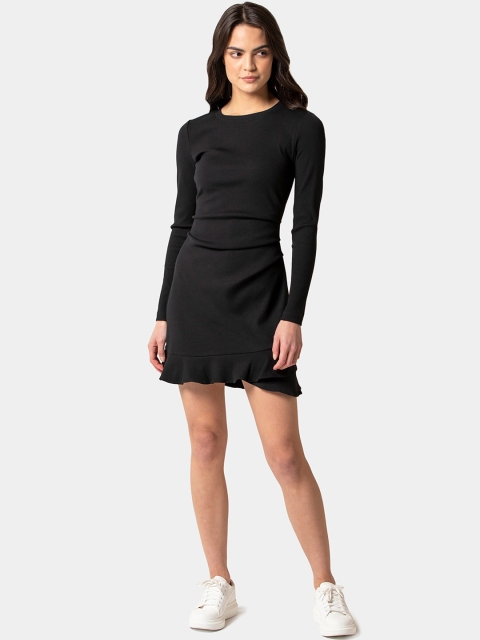 Forever New Women Black Solid Sheath Dress