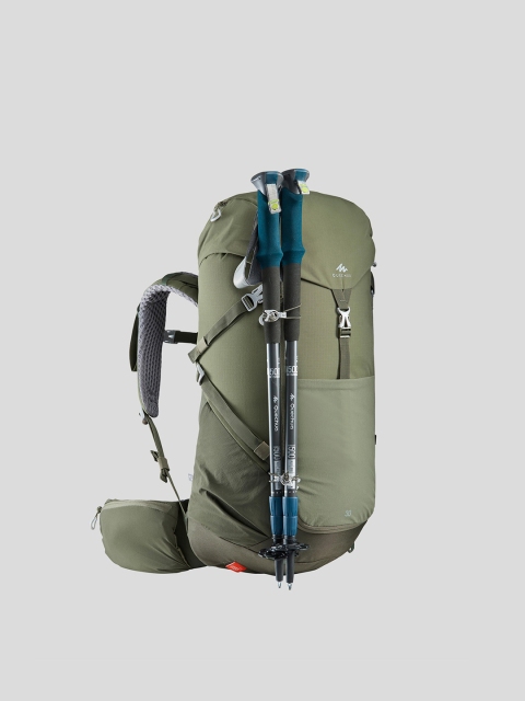 Quechua By Decathlon Kids Green Solid MH500 Mountain Walking Rucksack