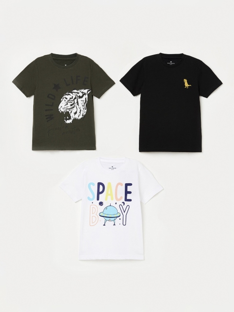 Fame Forever by Lifestyle Boys Multicoloured Pack of 3 Printed Round Neck T-shirt, Multi
Fame Forever by Lifestyle Boys Multicoloured Pack of 3 Printed Round Neck T-shirt, Multi