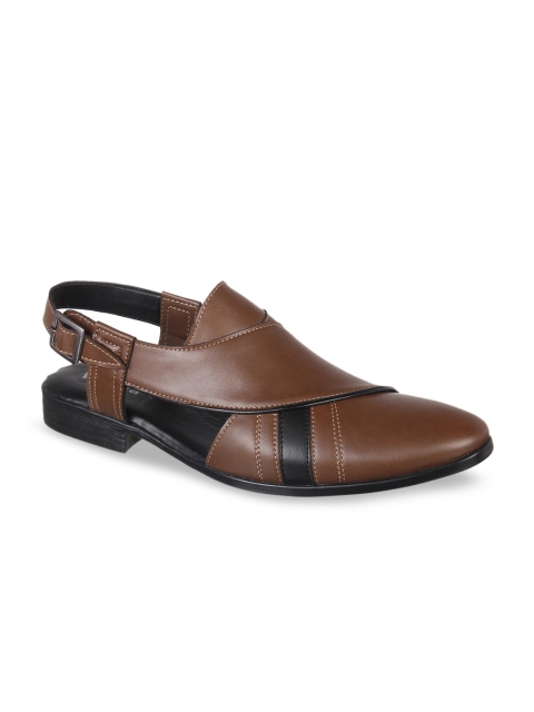 Vardhra Men Brown Comfort Sandals