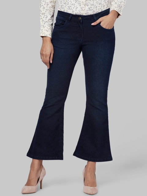 Park Avenue Women Blue Regular Fit Mid-Rise Clean Look Jeans