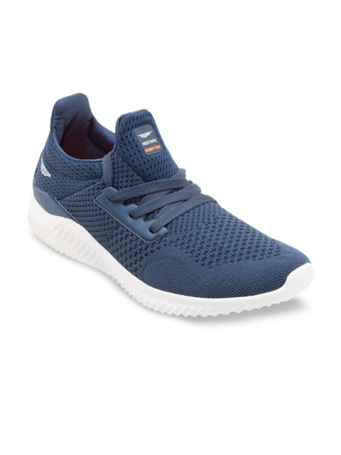 Red Tape Men Navy Blue Textile Walking Shoes