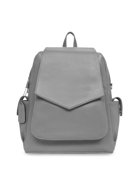 Toteteca Women Grey Solid Envelope Backpack