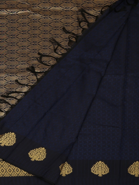 Pothys Navy Blue Woven Design Art Silk Saree