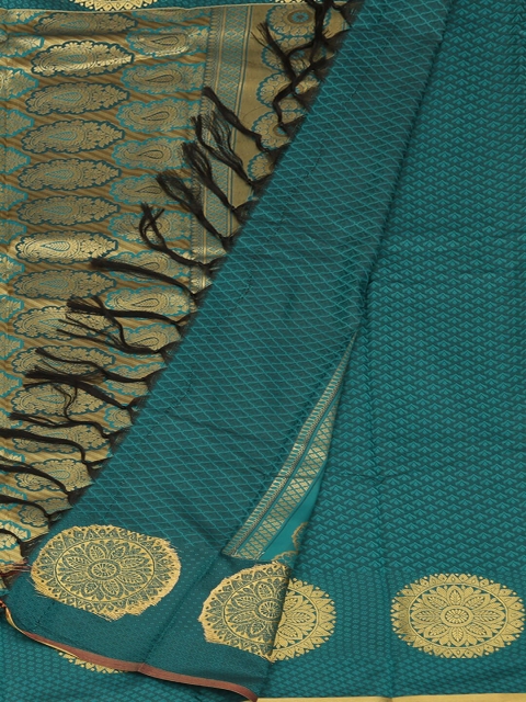 Pothys Green Woven Design Art Silk Saree