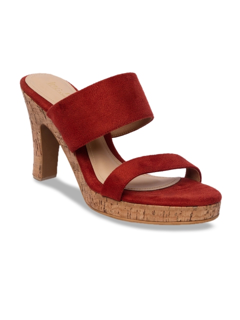 Inc 5 Women Red Solid Heels